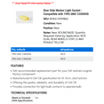 thumbnail image 2 of Rear Side Marker Light Socket - Compatible with 1995 GMC C3500HD, 2 of 2
