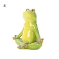 thumbnail image 2 of Cheers.US Frog Ornament Statues Decor Funny Desgin, Frog Stuff, Gift for Indoor Home Desk Bathroom Decoration, Adorable Red Eyed Tree Frog Sitting Sitting on Toilet and Reading, 2 of 7