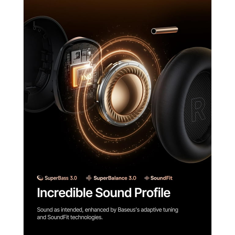 Baseus Inspire XH1 Adaptive Noise Cancelling Headphones, Hi-Res