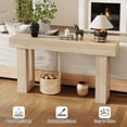 thumbnail image 2 of Yiwa Farmhouse Wood Console Table, 63" Long Narrow Rectangular Table for Living Room, Hallway, or Behind Sofa, 2 of 7