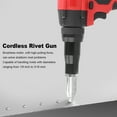 thumbnail image 4 of Riveter Cordless Rivet  Kit 18V Battery Powered Built in LED Light Electric Rivet Tool with Rivets for 48-11-1820 48-11-1822, 4 of 7