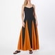 thumbnail image 1 of WILLBEST Vestidos Largos Casuales para Mujer, Vestido Maxi sin Mangas con Bloques de Color, Vestido de Patchwork de Corte Bajo, Vestido de Cintura Alta, Vestido Fluido de Línea A Extra Grande, 1 of 3
