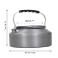 thumbnail image 4 of Tea Kettle, Outdoor Kettle,  Thermal Conductivity Portable And Lightweight For Outdoor Fishing Hiking, 4 of 8