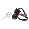 thumbnail image 1 of AS1674SW151LM, Interruptor De Llave De Encendido Negro Flexible Construcción Sólida De ABS Confiable Para ATV ANGGREK Descripción de la referencia, 1 of 5