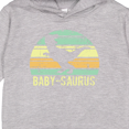thumbnail image 3 of Inktastic Grunge Baby-saurus T-rex Toddler Hoodie, 3 of 4