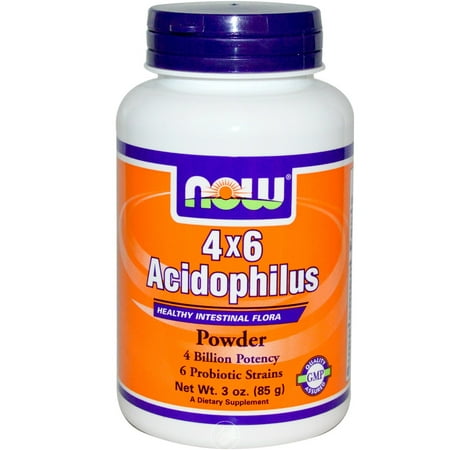 UPC 733739029256 product image for Now Foods: 4x6 Acidophilus Healthy Intestinal Flora, 3 oz | upcitemdb.com