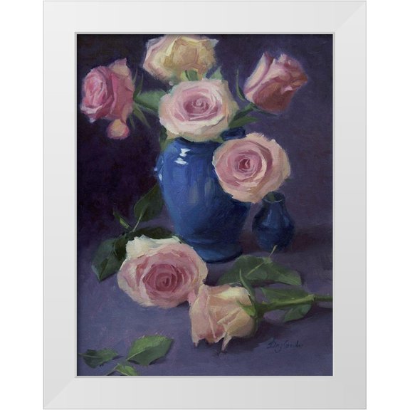 Strube, Ling 12x14 White Modern Wood Framed Museum Art Print Titled - Anmut