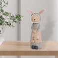 thumbnail image 2 of maskred Delightful Rabbit Statue Figurines Animal Sculpture Craft Wedding Gift female 8.5x23.5cm 1Set, 2 of 6