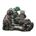 thumbnail image 1 of ZheElen Exquisite Workmanship And Unique Multifunctional Incense Burner Made With Resin peaceful Temple, 1 of 6