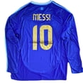 thumbnail image 1 of Increible! Jersey Playera Leo M. 10 GOAT Pulga Edicion Especial 2025 Albiceleste Manga Larga  Talla  L, 1 of 1