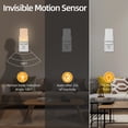 thumbnail image 3 of Dawnrise Night Lights plug into wall,  Invisible Motion Sensor Light with CCT:2200K/4000K,5/20LM Adjustable Brightness for Bedroom,Kid room,Stairs, Hallway(2PK), 3 of 8