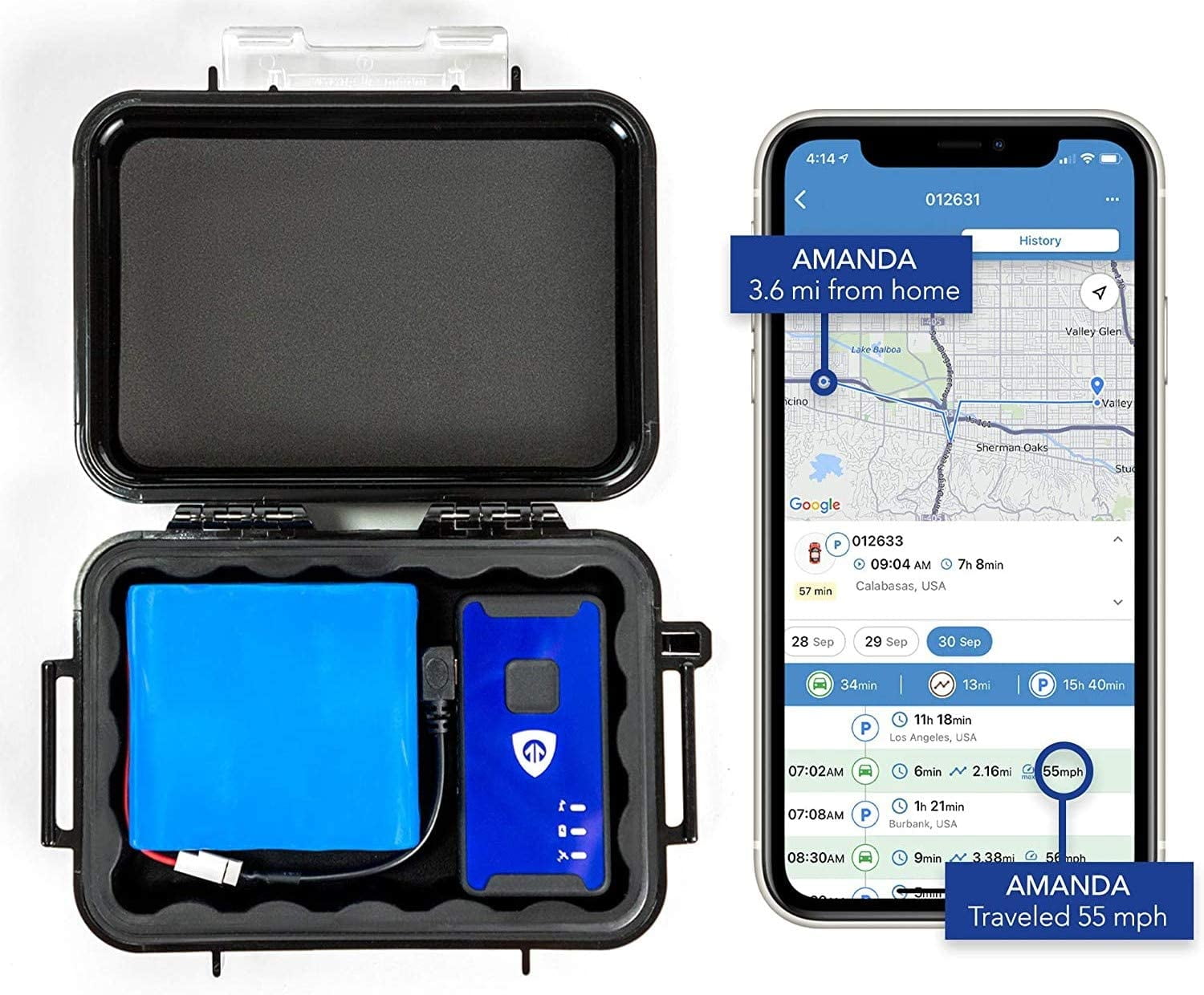 Brickhouse Security 140Day LTE GPS Tracker Cellular RealGPS