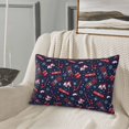 thumbnail image 5 of Daiia Winter Sports Fun Pattern Bedding Waterproof Pillow Protector Zippered Queen – Bed Bug Proof Pillow Encasement-16"x24", 5 of 6