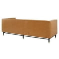 thumbnail image 4 of Modway Devote Channel Tufted Vegan Leather Sofa in Tan, 4 of 8