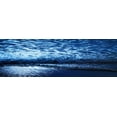 thumbnail image 2 of Hausenflock, Alan 14x7 White Modern Wood Framed Museum Art Print Titled - Blue Water I, 2 of 4