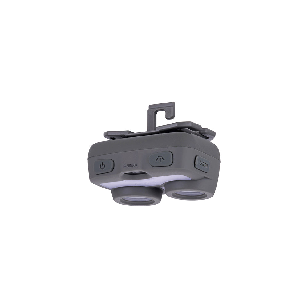 Claymore Heady3 (Khaki) - Rechargeable LED Headlamp with Motion Sensor, Lightweight for Camping, Running, Hiking, Emergency & Industrial Use. Waterproof, Up to 70 Hours of Battery Life.