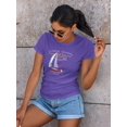 thumbnail image 2 of Classic And Vintage Sailing Shaped T-Shirt Women -Image by Shutterstock, Female Small, 2 of 4