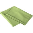thumbnail image 3 of 3 Piece Sheets - 1 Piece Fitted Sheet & 2 Pillowcases, 450 Thread Count - 100% Egyptian Cotton, Deep Pocket of 16" Inch, Ultra-Soft and All Around Elastic Snug Fit (Twin-XXL Size - Sage Solid), 3 of 5