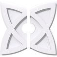 thumbnail image 1 of Ekena Millwork CMP10CM2-02000 10 in. OD x 2 in. ID Square Cosmo Architectural Grade PVC Contemporary Ceiling Medallion - 2 Piece, 1 of 1