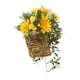 thumbnail image 4 of Corona de flores para puerta de entrada, corona de primavera, estilo granja Amarillo, 4 of 9