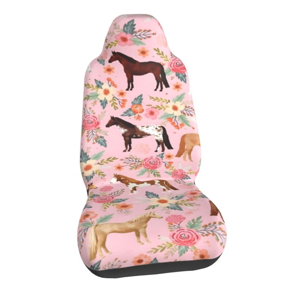 Horse Lover Car Seat Covers Stretch Car Seat Protectors Universal Fit