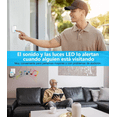 thumbnail image 4 of Timbre Inalambrico Malubero Timbre Impermeable Con Luz Led 1 Transmiso 2 Receptor Blanco, 4 of 4