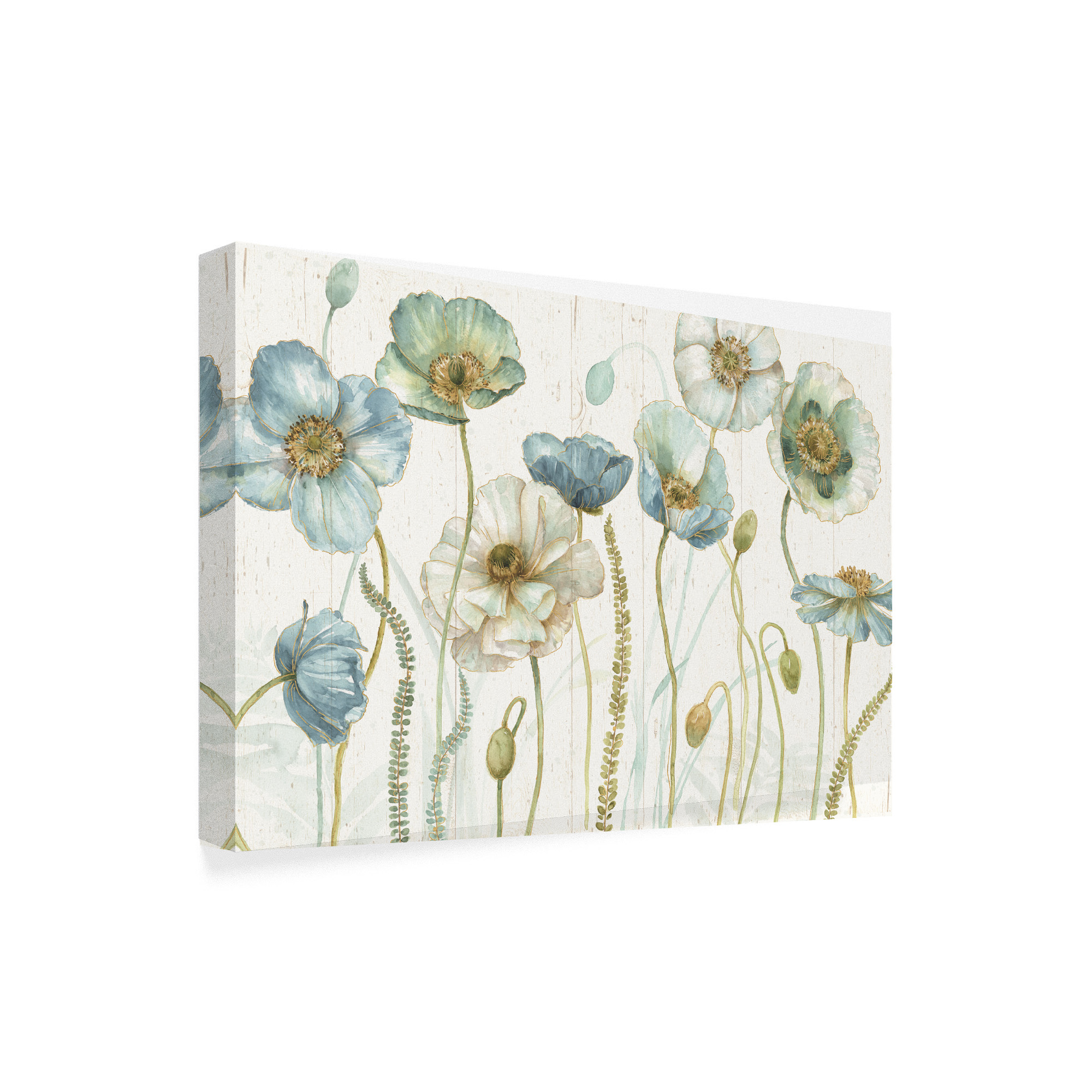 Trademark Fine Art 'My Greenhouse Flowers I Wood' Canvas Art by Lisa Audit