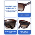 thumbnail image 3 of Gafas de Sol Plegables Clásicas Foldies Polarizadas UV400 para Hombres y Mujeres, 3 of 8