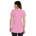 thumbnail image 5 of Inkmeso Womens Short Sleeve Button Tunic Top Cotton Tee Long Length Tshirt For Leggings, 5 of 8