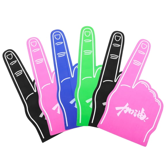 SHISUYAN 6 Pcs Gants en Mousse pour les Mains Événements Sportifs Gants en Mousse pour les Mains