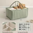 thumbnail image 3 of Portable Nursery Diaper Stackers Organizer for Baby Shower, Newborn with Diaper Bag, Green, 3 of 7