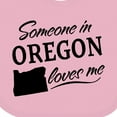 thumbnail image 4 of Inktastic Someone in Oregon Loves Me Boys or Girls Baby Bib, 4 of 4