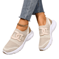 thumbnail image 2 of YOUYEDIAN Sneakers for Women Versatile Breathable Mesh Sport Comfy Fashion Round Toe Slip On Sneakers Casual Platform Walking Shoes, 2 of 5