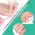 thumbnail image 2 of INF Pedicure kit with 6 foot care tools Black, 2 of 5