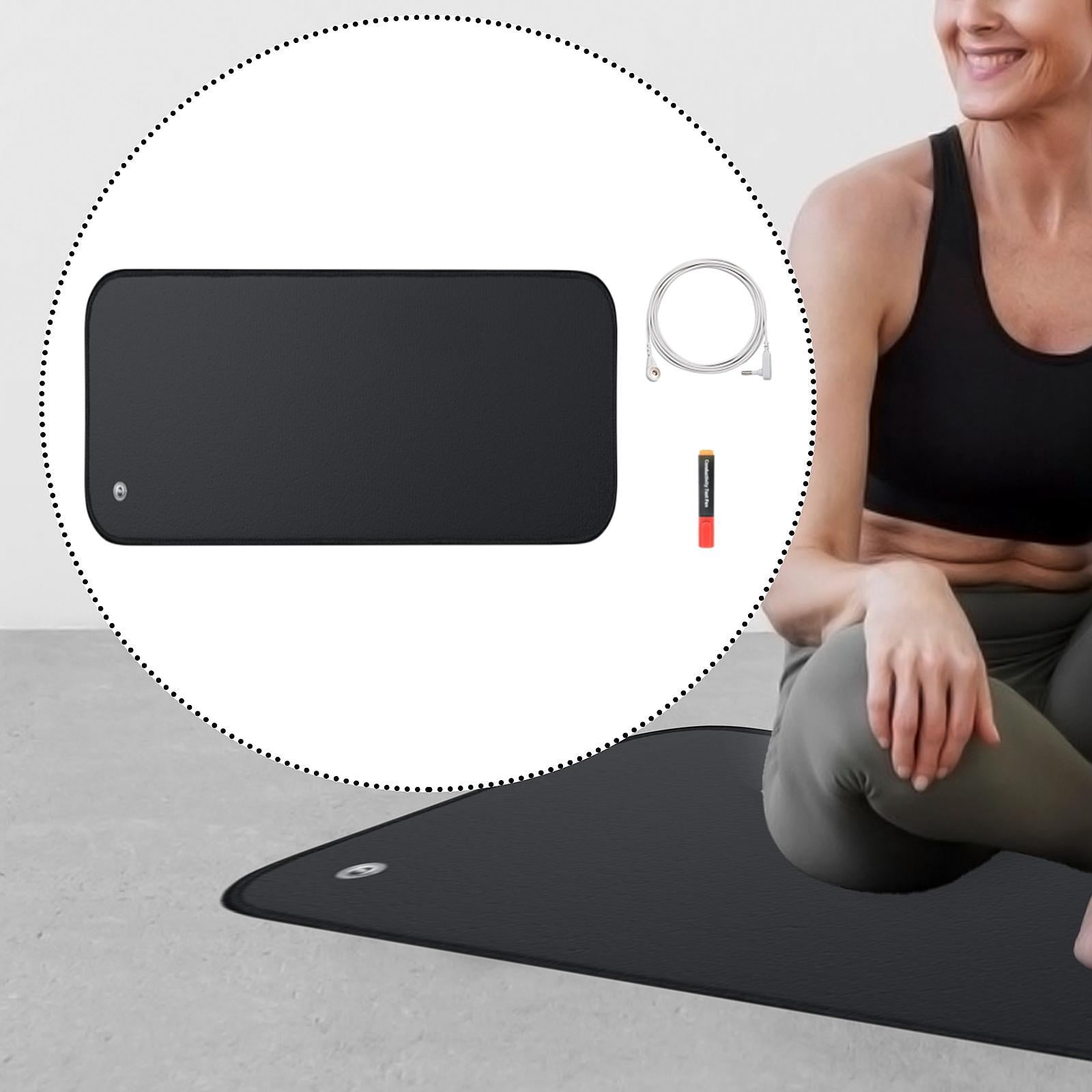 Bothyi Grounding Mat Anti Slip with Cord Perforated Design Grounding Mattress Cover 68cmx180cm