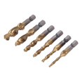 thumbnail image 2 of 6PCS Hex Shank Combination Tap Set Spiral Flute Drill Taps High Speed Steel Thread Tapping Tool Gold, 2 of 5