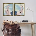 thumbnail image 3 of Stupell Industries Spotted Greyhound Dogs Animals Painting Gold Floater Framed Canvas Art Print Wall Art, 31 x 25, Set of 2, 3 of 10