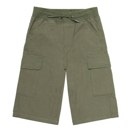 

KIDPIK Boys Cotton Pull On Ribbed Cargo Short Size: 2T - XL (14)