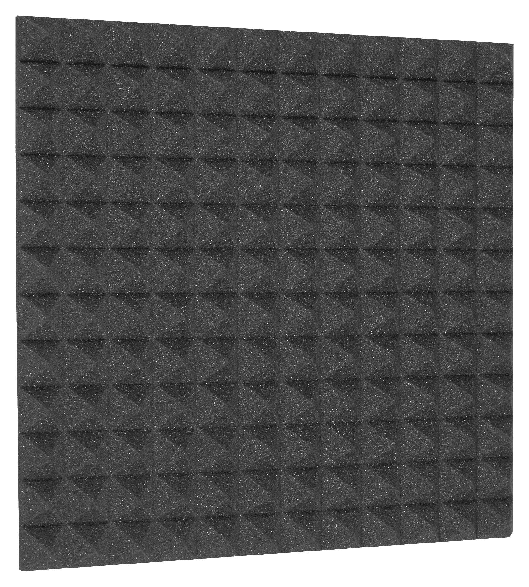 Auralex Acoustics - 2" StudioFoam Pyramid 2' x 2' x 2" Acoustic Panels (12 pack) Charcoal