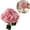 Hot Pink, variant on Five Hydrangea Artificial Flowers, Faux Hydrangea Flowers, Faux Floral Arrangements, Real Touch Hydrangea, Centerpieces Decoration for Table, Hyper Realistic Artificial Flowers 19.6 in,Blue