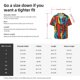 thumbnail image 5 of Fotbe Colorful Arrow Graffiti Pattern Camisa Estampada de Manga Corta para Hombre, Casual de Verano, Estilo Playero, Sin Arrugas-X-Large, 5 of 5