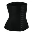 thumbnail image 3 of Women Seamless Waist Training Tummy Cincher Corset Shaper Trainer Waistline Body Shaper, Black, S, 3 of 7