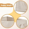 thumbnail image 6 of deevoka Triangle Hanger Storage Bag Hangers Pouch Compact Clothes Hanger Organizer Beige, 6 of 9