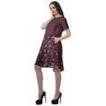 thumbnail image 5 of Moomaya Short Sleeve Dresses Women Scoop Neckline Printed Dresses With Pockets, 5 of 6