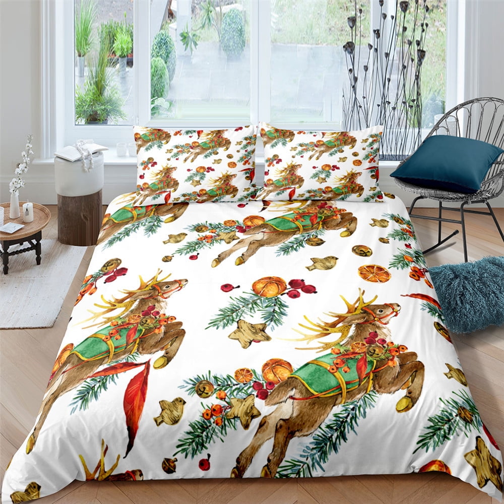 Novelty 3D Christmas Day Tree Print Comforter Set Bedding Bed Sets Twin