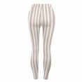 thumbnail image 6 of Guluxicc Leggings for Women Stretch Tummy Control High Rise Yoga Pants Halloween Striped Leggings, 6 of 7