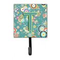 thumbnail image 1 of Carolines Treasures CJ2015-TSH4 Letter T Circle Circle Teal Initial Alphabet Leash & Key Holder, 1 of 1