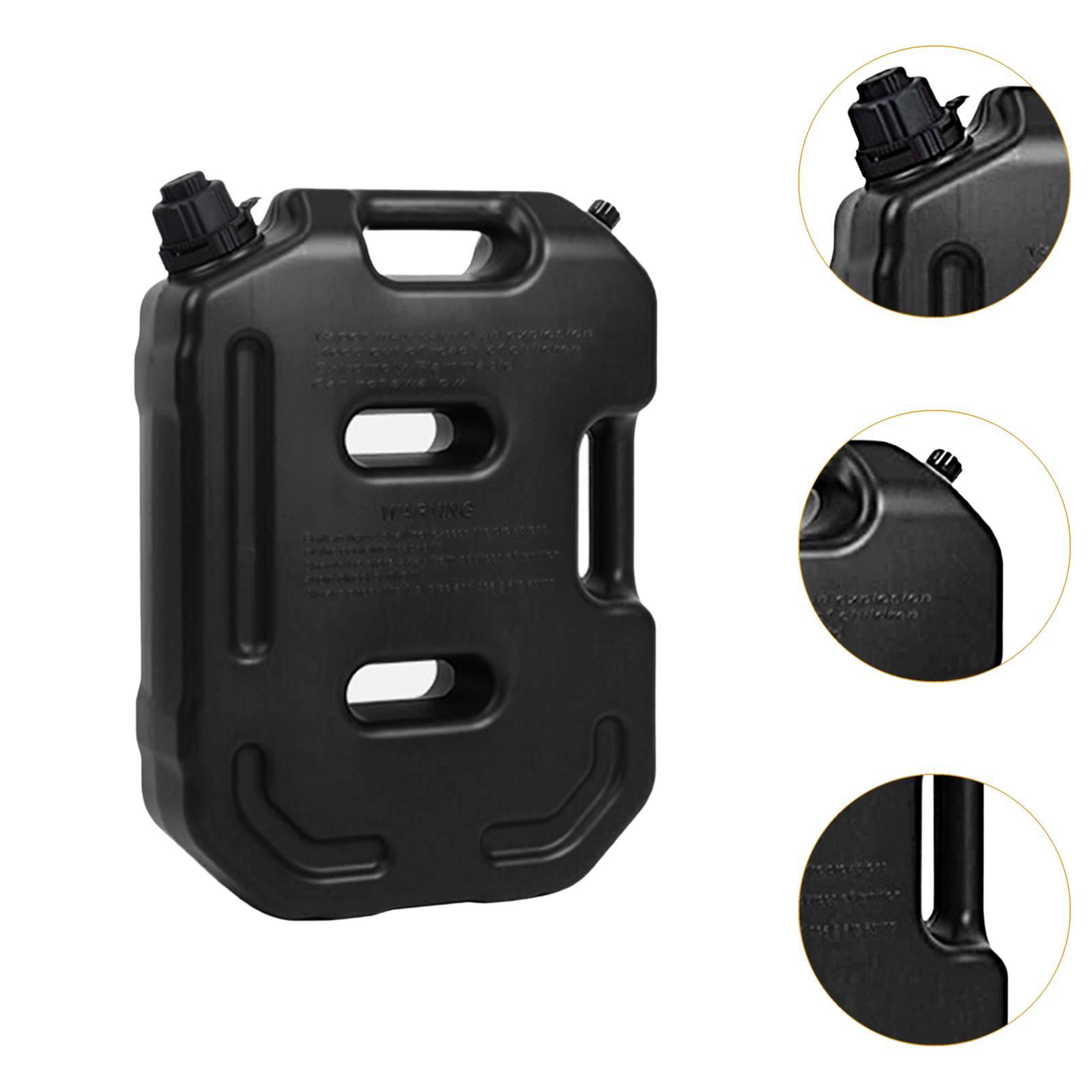 Dickly Auto Fuel Tank 1L Liquid Storage Canister for Truck Trailer Automotive Black