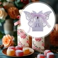 thumbnail image 4 of 8 cajas de regalo con forma de mariposa, ligeras y prácticas, para hacer tú mismo. Violeta claro, 4 of 7