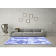 thumbnail image 3 of Ahgly Company Indoor Rectangle Abstract Blue Modern Area Rugs, 3' x 5', 3 of 4